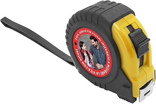 ''Grazie Papà'' Metro A Nastro Personalizzato Idea regalo Festa Del Papà Natale Compleanno Nonno Babbo Dad Amore Perfetto per Ogni Occasione Padri Nonni Fai Da Te Lavori Casa Famiglia - Honorern