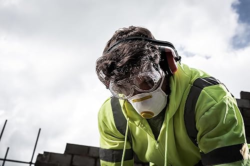 Blackrock Clear Safety Goggles Protective Eyewear with Direct Vent for Construction, DIY, Laboratory CE Certified Protection Against Dust, Debris and Particles - Honorern