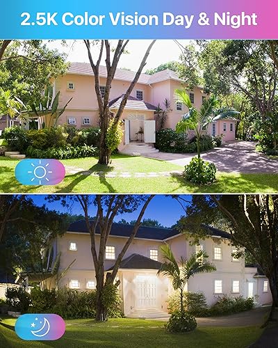 ZOSI 4MP Kit Videosorveglianza WiFi Esterno, 4X Telecamera Bullet, H.265+ 8CH 1TB NVR, Visione Notturna a Colori, Rilevazione di Persone, Audio Bidirezionale, Allarme Intelligente - Honorern