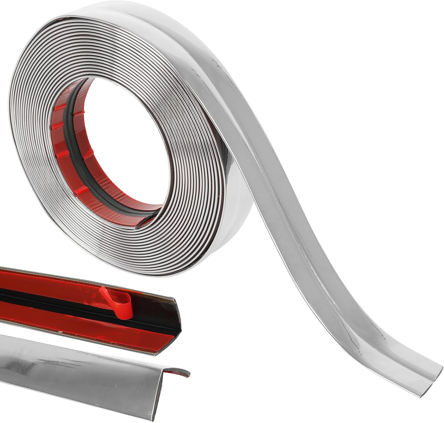 Modanature decorative autoadesive, da 10 m x 4 cm, per soffitto, parete, specchio, angolo, armadio, armadio e rivestimento automatico, taglio e incollaggio (10 m x 4 cm bianco) - Honorern