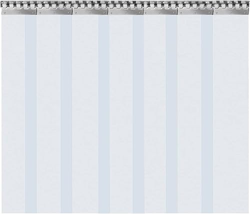 Tenda a lamelle in PVC, altezza 2 mm, trasparente, per interni ed esterni - Honorern