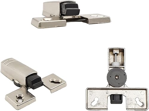 LIKERAINY Ammortizzatore per Scodellino Chiusura Lenta Soft Close Ammortizzatori System per Porte da Avvitare Silent Silenziatore a Bandella Cerniera Battuta Esterna 8 Pezzi - Honorern