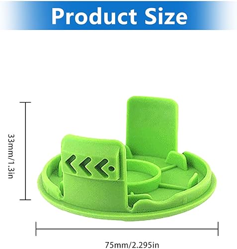 JOJOCY Greenworks 3411546A-6, 10 tappi per tagliaerba Greenworks G24LT G24LTK2 G24LT30M G24LT30M G24LT30MK2 - Honorern