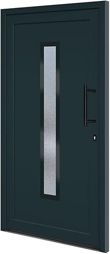 vidaXL Porta Ingresso Antracite 108x200 cm in PVC - Honorern