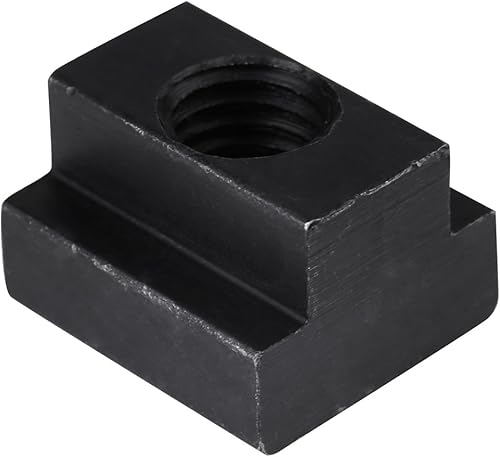 Confezione 5 pezzi di dadi M12 con scanalatura a T Inserti in metallo con finitura a ossido nero nelle tabelle delle macchine utensili per profilo in alluminio - Honorern