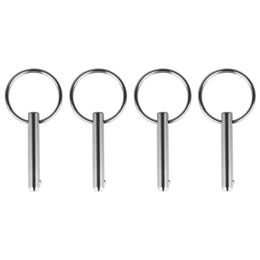 Perni a Sgancio Rapido, 4 Pezzi Tirare Perno Rapidi in Acciaio Inossidabile 316, Pin di Bloccaggio Accessori per Barche Cerniere di Coperta Yacht Camper - Honorern