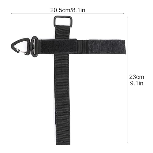 Laluky Confezione da 2 cinture porta guanti, guanti multiuso, guanti tattici per esterni, corda per arrampicata, cinghia in nylon regolabile, supporto per guanti, fibbia sospesa, clip Grabber - Honorern