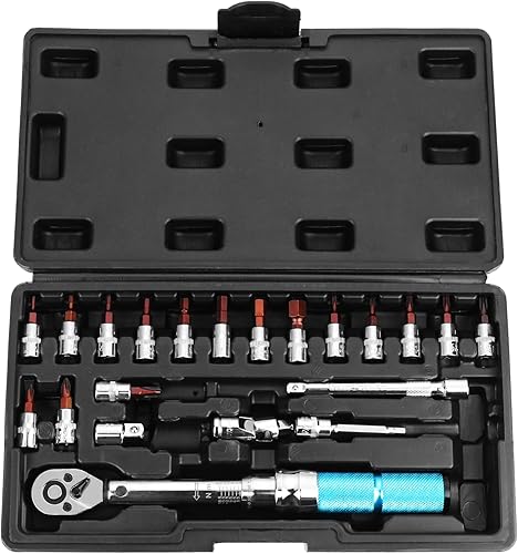 Chiave Dinamometrica 1/4 2-20Nm, Chiave Dinamometrica per Bicicletta, Chiave Dinamometrica Bici Precisione ± 3% - Honorern