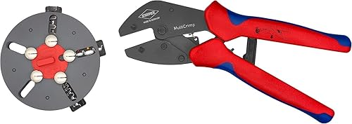 Knipex Multicrimp Pinza Universale per Teminali con Caricatore Brunita, Rivestiti in Materiale Bicomponente 250 Mm 97 33 01 - Honorern