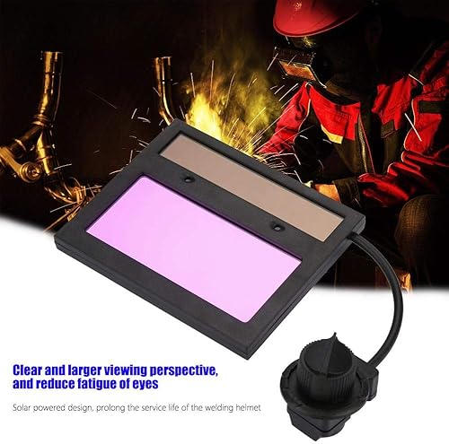 Lente per casco per saldatura ad oscuramento automatico, TX500C Maschera per casco per saldatura automatica con pannello solare 110 * 90 mm - Honorern