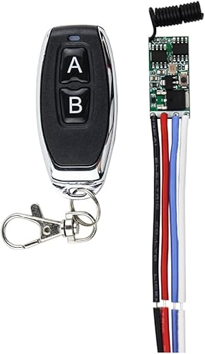 Moduli Ricevitori con Trasmettitore Interruttore Telecomando Senza Fili DC 3.6V-24V 3A Controllo Lampada LED 433MHz Microricevitore RF Trasmettitore Interruttore Momento - Honorern