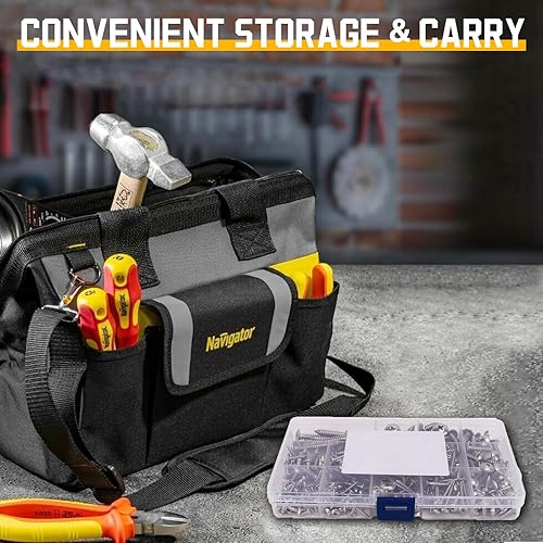 180 Pcs M3 M4 M5 M6 Assortite Viti Phillips Autofilettanti,Assortimento Viti Tonda Lamiera, Kit Viti Bombato a Croce Legno Acciaio Inox,Set Viti Incrociata Fissaggio Testa Piatta con Rondelle - Honorern