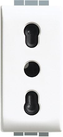 BTICINO C4180 PRESA BIPASSO LUNA - Honorern