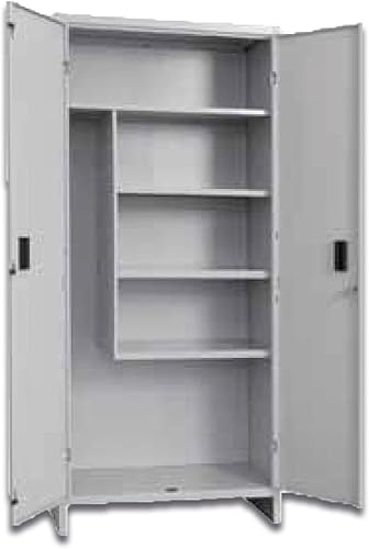 Armadio Portascope 'Pratiko' in Lamiera Verniciata. Completo di Una Mensola Grande E Tre Piccole. Fornito Smontato. - Honorern