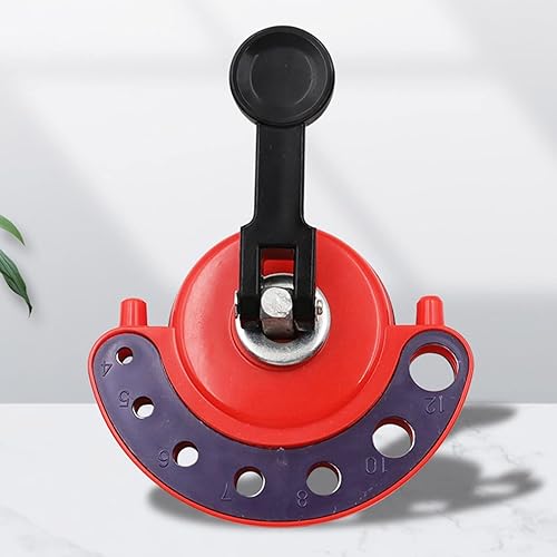 Guida per trapano Base a vuoto Ventosa regolabile 4-12 mm Punta per trapano per vetro per piastrelle in vetro a tazza Locator Guida per trapano Localizzatore foro Guida per trapano Strumento - Honorern