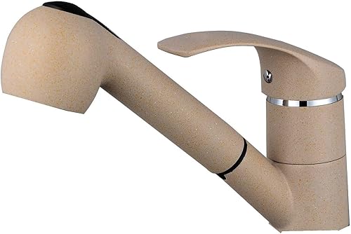 Rubinetto Miscelatore Monocomando Cucina Lavello AVENA Con Doccetta Estraibile - Honorern