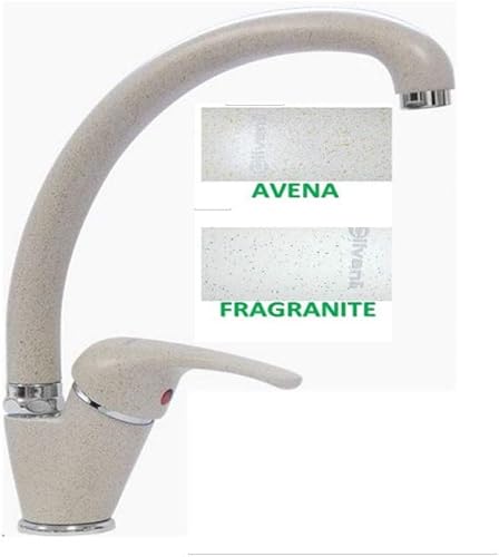 Cilvani Rubinetto Lavello Cucina FRAGRANITE CARTUCCIA 40 mm Completo di Accessori per il Montaggio - Honorern