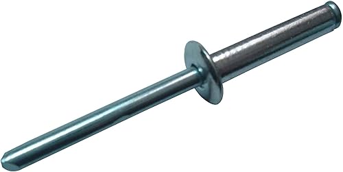 Bulk Hardware BH02217 Rivetto a Strappo Lungo in Lega, Set di 50 Pezzi - Honorern