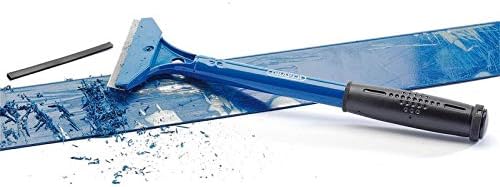 Draper Raschietto resistente da 300 mm, per rimuovere carta da parati, impugnatura morbida, lama reversibile da 100 mm su entrambi i lati, raschietto per finestre e pavimenti, rimuovi vernice, 41933 - Honorern