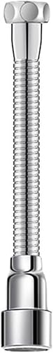 CWOQOCW Estensione universale per rubinetto, in acciaio, estensore per rubinetto della cucina, per lavello di casa e bagno (30 cm) - Honorern