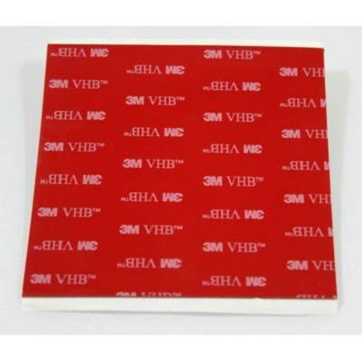 StickersLab - 5952 biadesivo VHB a schiuma acrilica (5 pezzi 100x100mm) - Honorern