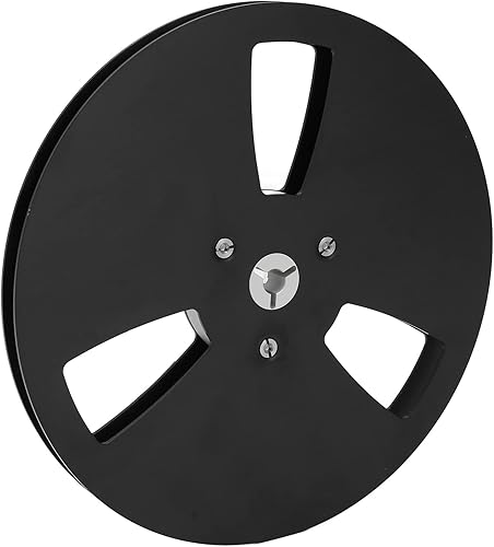 Bobina Pickup, Bobina di Nastro Vuota Universale da 1/4 7 Pollici Nera a Basso Rumore per NAB per Lettori di Nastri a Bobina - Honorern