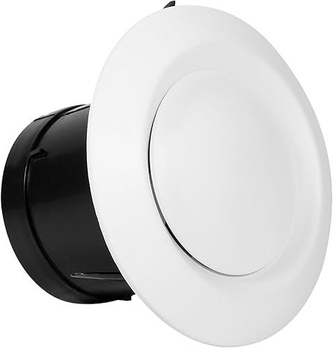 Copertura del Condotto, Cache Vmc Plafond Conduit 70, Vmc 100 Diffusore a Soffitto Valvola di Alimentazione di Scarico Presa d'Aria Anemostat Copertura del Tubo Flessibile di (75 mm) - Honorern