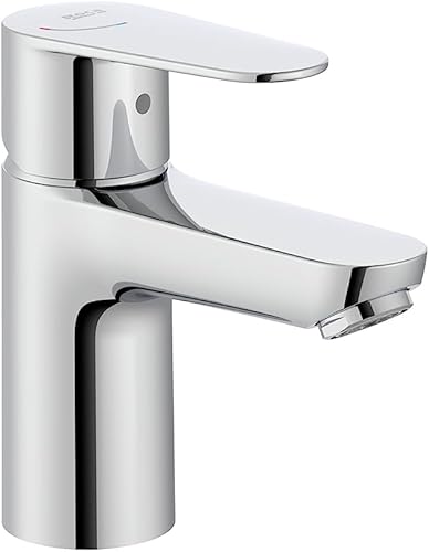 Roca A5A324FC00 Miscelatore lavabo Victoria Plus, corpo liscio, Cold Start, cromato - Honorern