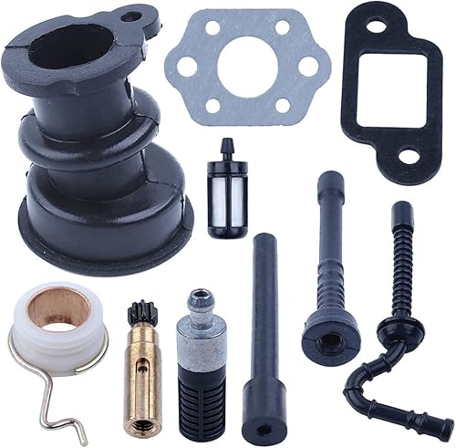 Gubeter Kit linea pompa filtro olio carburante, Per Stihl Ms250 Ms230 Ms210 025 023 021 parte motosega, 1123 141 2200, 1123 640 3200, 1123 640 7102, 1123 647 2400, 1123 358 7701-0, 41-29306 - Honorern