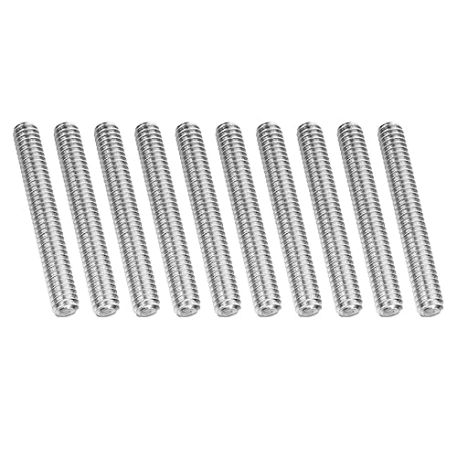 1/4'-20 UNC Asta Filettata Integrale Acciaio Inossidabile 304, 10pz Lungo 2.4' Vite Filettata Lunga Filettatura Destra Tutti Perni Asta Filettata per Bulloni Ancoraggio, U-Bolts - Honorern