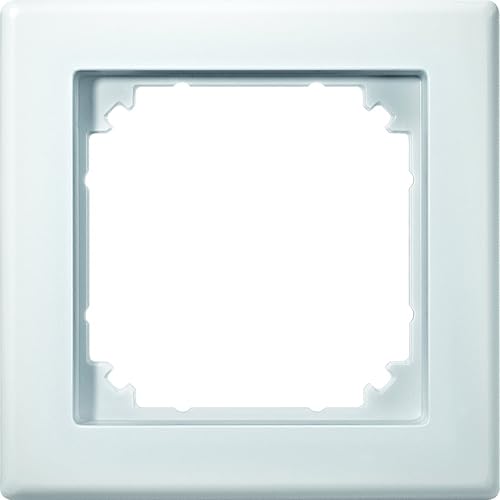 484119 Cornice, 1 piega, bianco polare, 1x M-SMART-Rahmen - Honorern