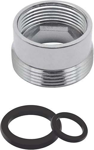 Supertool - Adattatore per depuratore e aeratore rubinetto, per risparmiare acqua, in metallo, femmina, adattatore rubinetto da 16-22 mm/18-22 mm/20-22 mm/24-22 mm (1 pezzo) - Honorern