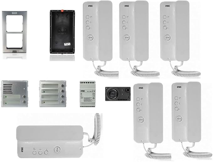 KIT CITOFONICO SEI URMET 6 FAMIGLIE 5 fili - Honorern