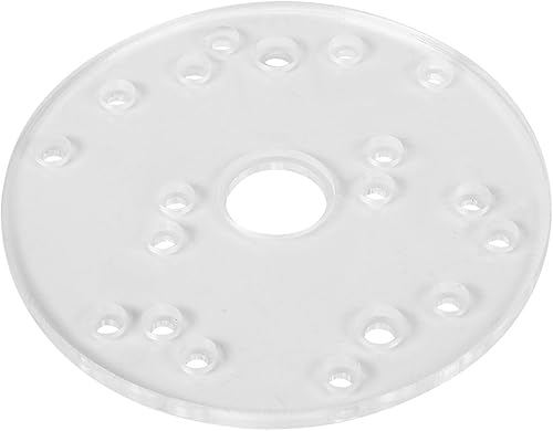 Kit piastra di base per fresatrice, piastra di base in acrilico per utensile ausiliario per la lavorazione del legno di fresatrici - Honorern