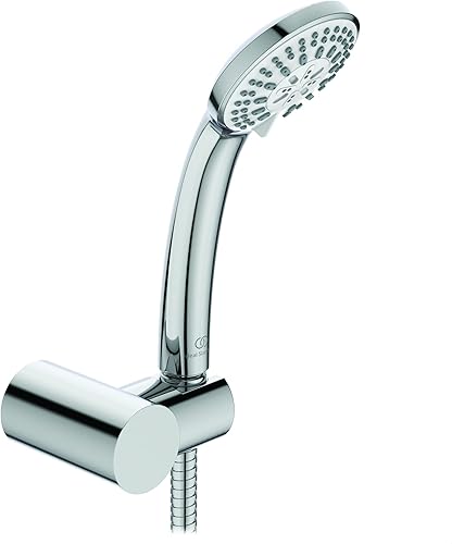 Ideal Standard - Idealrain, Set doccetta per vasca o doccia, Kit 3 pezzi per doccia, Cromato - Honorern