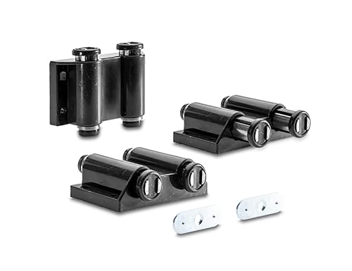 ITALFITMAGNETI | 4 pezzi - Chiusura Magnetica Per Mobili in Ferrite Nera -Lunghezza 58 mm, Larghezza 34 mm, Altezza 14 mm - Honorern