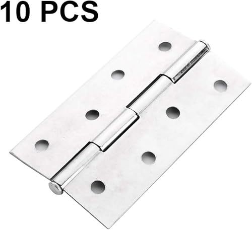 10 cerniere lunghe in acciaio inox per mobili da casa, 87 x 52 mm - Honorern