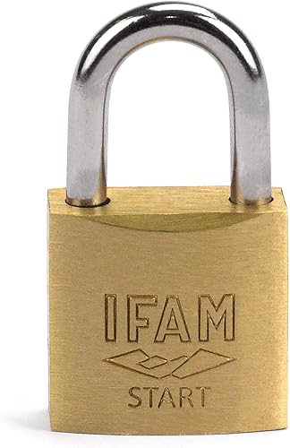 SR15 - Lucchetto antifurto per principianti, 15 mm, arco normale, doppio blocco, con 2 chiavi seghettate, forte e affidabile, ideale per valigie, armadi, cassetti - Honorern