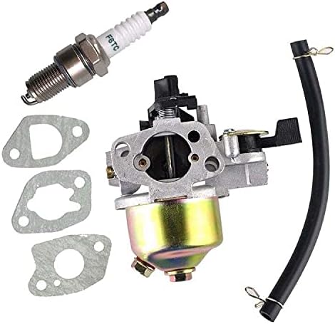 Carburatore con candela di accensione adatto per tosaerba Einhell Royal RPM 51 S/BG-PM 46 S/GH-PM 46/1 S - Honorern