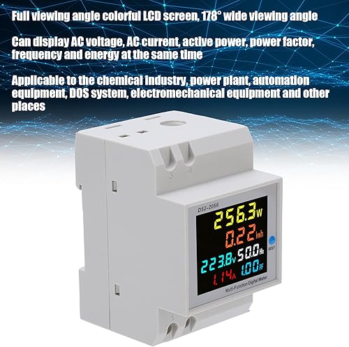 D52-2066 Contatore di wattora AC40.0-300.0V / AC0-100.0A Contatore di energia intelligente monofase per industria chimica, centrali elettriche, sistemi DOS - Honorern
