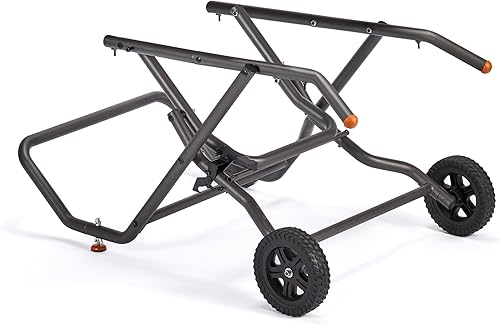 Evolution Power Tools Supporto per sega da tavolo, banco da lavoro pieghevole con ruote, per R255TBL e R255TBL+, compatto, facile da montare, grandi ruote per tutti i terreni, 2 anni di garanzia - Honorern