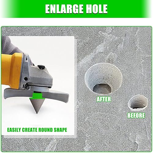 Frese per Piastrelle Fresa Conica: Nizirioo Fresa Diamantata 35mm Punte per Smusso per Allargare Fori in Piastrelle Porcellana Marmo Ceramica Granito - Honorern