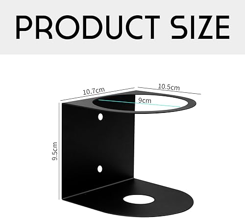 Porta Bombolette Spray Portabottiglie Spray, Scaffale per Bombolette Spray, Organizer Garage Metallo Pannello Porta Attrezzi da Parete per Officina Garage Negozio Casaperfect Size - Honorern