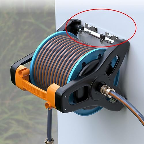 Ganci per bobina a parete montata a muro di ganci per giardino ganci per avvolgitori per esterni, Supporto per tubo da giardino, Gancio da parete, Pistola ad acqua per autolavaggio con gancio, tubo de - Honorern