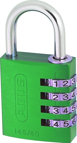ABUS 495311-145/40_VERDE_B Candado aluminio combinacion 40 mm 4 dígitos verde blister - Honorern