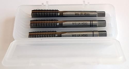 Set di maschi a mano (3 pezzi), M 22,0 x 2,5 mm, HSS DIN352, filettatura destra destra e originale, M22 x 2,5 m, 22 x 2,5 cm - Honorern
