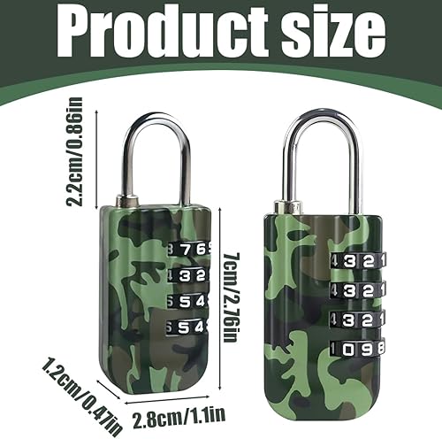 IKOPFLN Lucchetto Combinazione Arco Lungo, Robusto Lucchetto Amadietto Palestra 4 Cifre, Lucchetto Amadietto Lungo per Recinzioni da Giardino, Cancelli, Scuola, Capannoni, 1 pezzo - Honorern