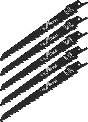 5 lame HCS 6TPI per sega alternativa, compatibili con Parkside, dispositivo combinato 4 in 1, per tagliare legno, legno, plastica, ecc - Honorern