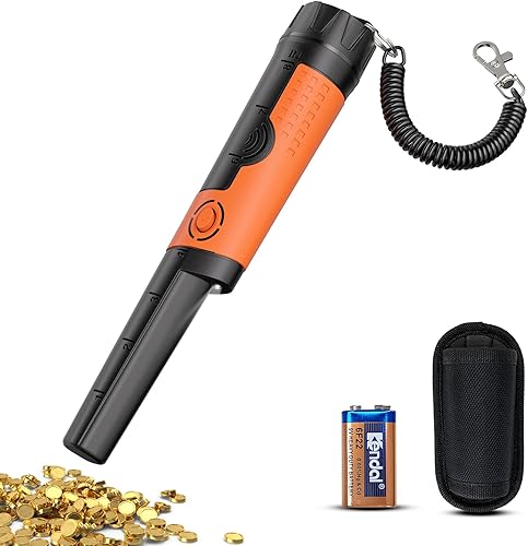 SUNPOW Metal Detector Pinpointer per Adulti e Bambini - Bacchetta Puntatore Portatile Impermeabile - Rilevamento a 360° ad Alta Sensibilità - 2 Modalità di Avviso Facile da Usare - OTMD12 - Honorern