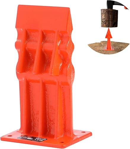 Spaccalegna per legna da ardere portatile, 17,8 cm, per tagliare tronchi di piccole e medie dimensioni, 331255A - Honorern